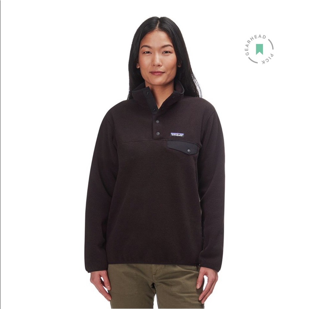 Patagonia BLACK size S pullover fleece